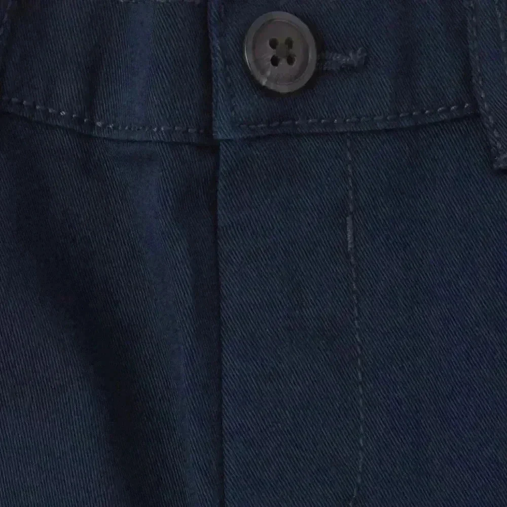 Toddler Boys Uniform Stretch Straight Chino Pants - New Navy